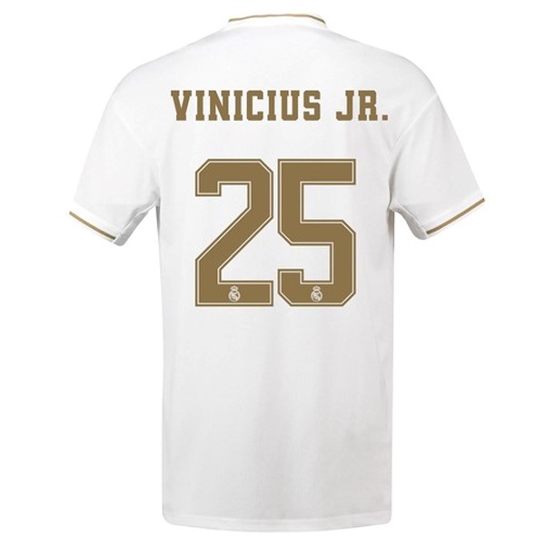 Camiseta Real Madrid NO.25 Vinicius JR. 1ª Kit 2019 2020 Blanco